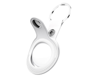 KeyBudz AirTag Keyring skórzane etui ochronne do AirTag white IEOKBATWH - 1172134 - zdjęcie 3
